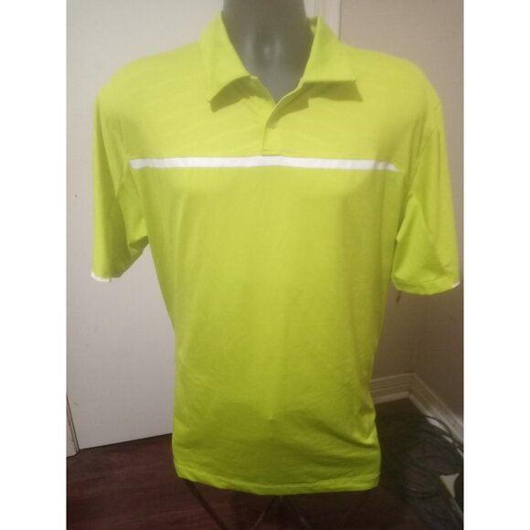 Nike Other - NIKE GOLF Tour Performance Dri Fit Neon Green Polo Shirt Mens Large L